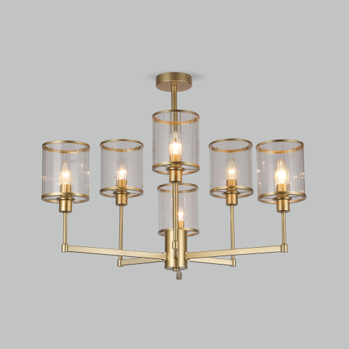 Потолочная люстра Eurosvet Inari 60144/6 золото