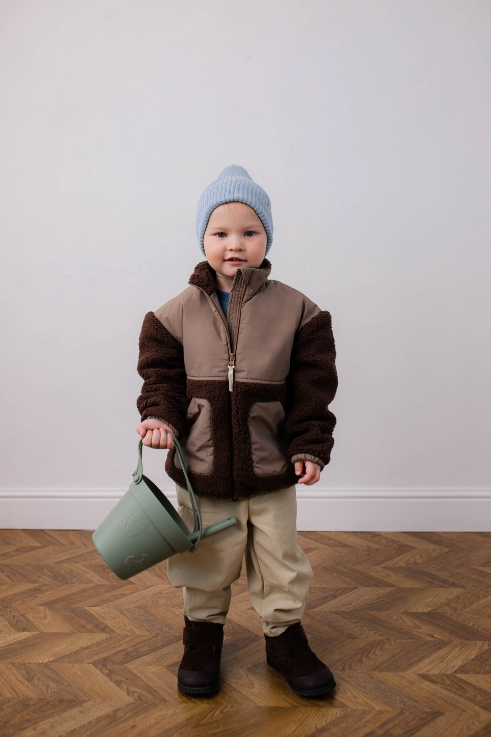 Куртка демисезонная из шерпы (шоколад)