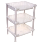 Этажерка малая «ИДЕЯДОМА», 3 секции, цвет белый, 37*28.5*51см (пакет)
