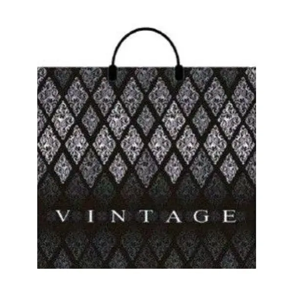 Пакет ПЭ с пластмассовыми ручками 38+3см(Винтаж) Артпласт (х10/ (комплект 10 шт)