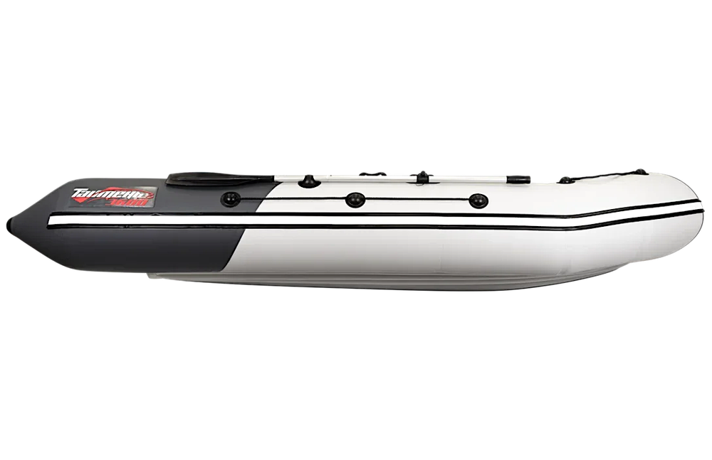Лодка ПВХ Мастер Лодок Таймень NX3600НДНД Pro Св.Серый / Графит