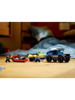 Конструктор Сити Полицейская лодка