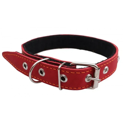 Ошейник кож. №25 в 2 кожи укр (50 см) rich breed