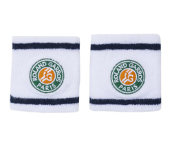 Теннисные напульсники Roland Garros 2P - white/navy