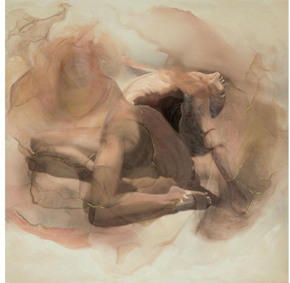 Холст Garda Decor Объятия страсти 89VOR-AQUARELLE25