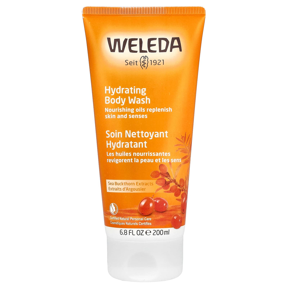 Weleda, Увлажняющий гель для душа, экстракты облепихи, 6,8 жидких унций (200 мл)