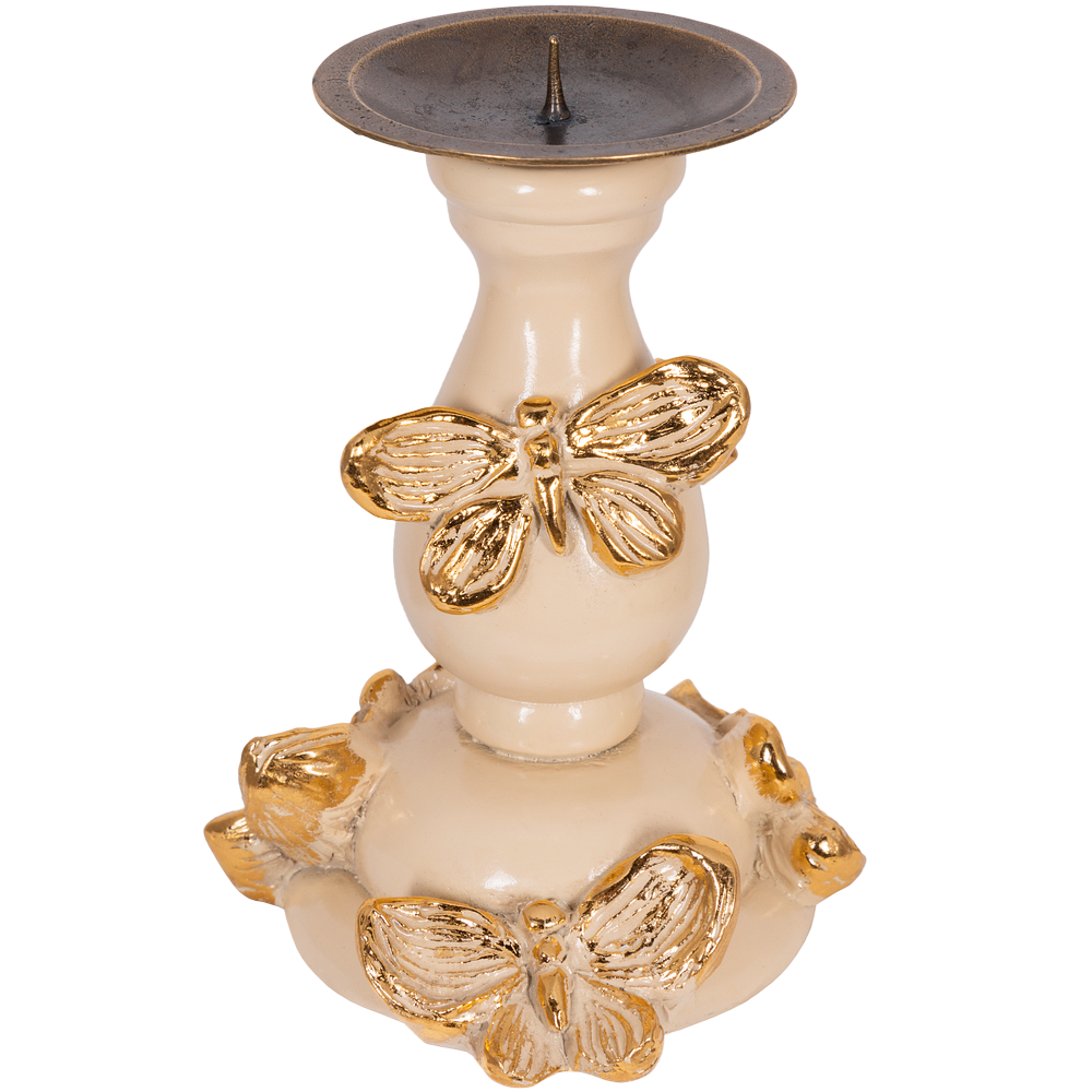 Подсвечник Баттерфлай Айвори
