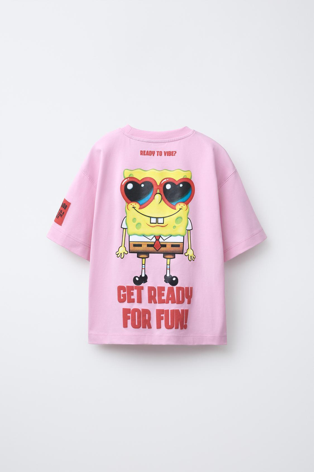 ZARA ФУТБОЛКА BOB ESPONJA © NICKELODEON, РОЗОВЫЙ