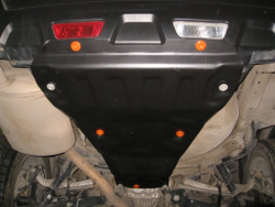 Защита заднего бампера (сталь 1,5 мм) для Nissan X-Trail T31 2007-2015 (V - все) Alfeco.ALF1537st