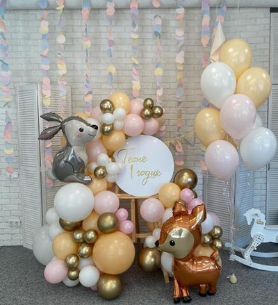 Фотозона на мольберте "зверушки"