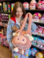 Сумка плюшевая пушистая через плечо сумочка игрушка