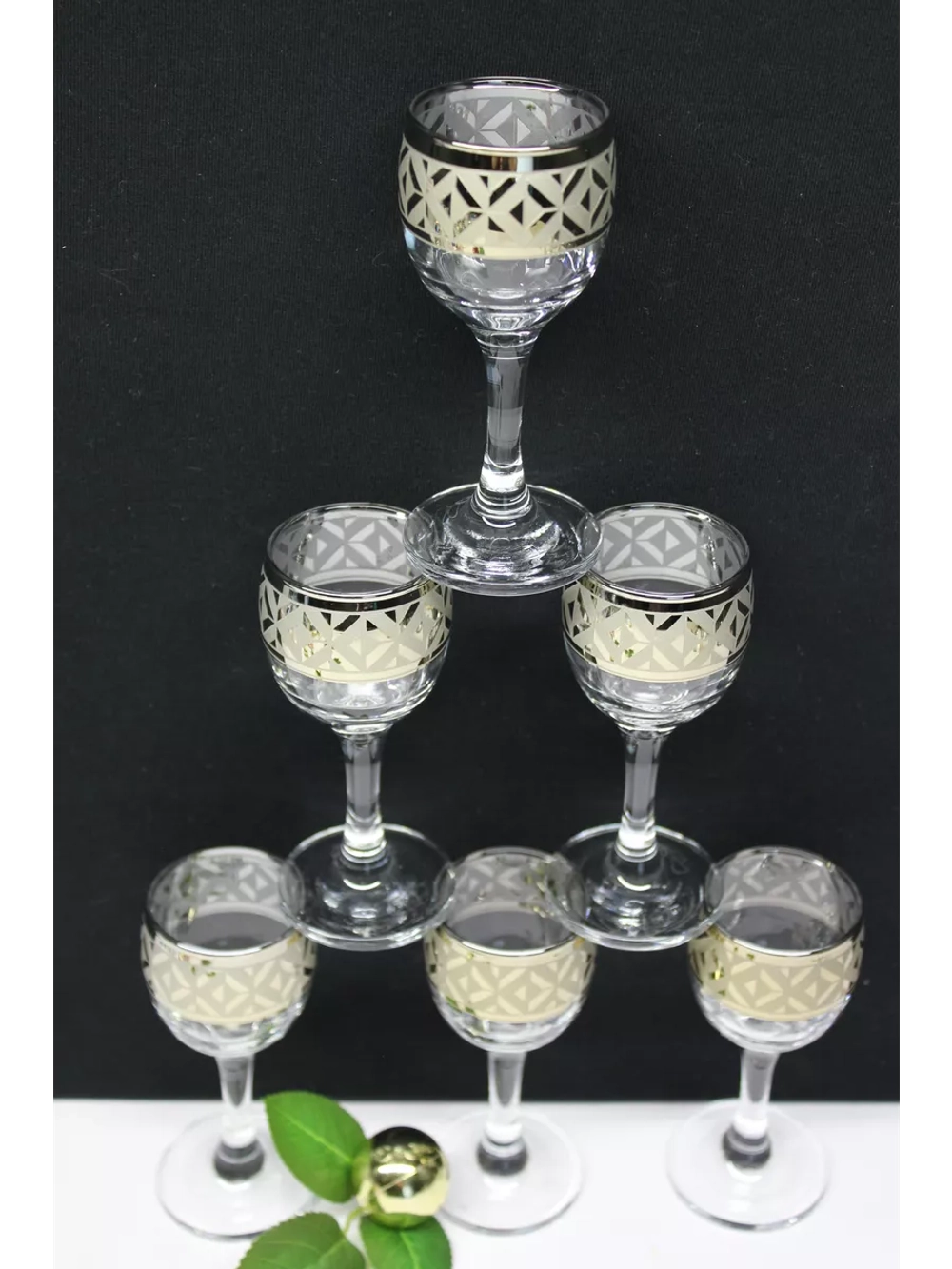 Подарочный набор рюмок "Геометрия"