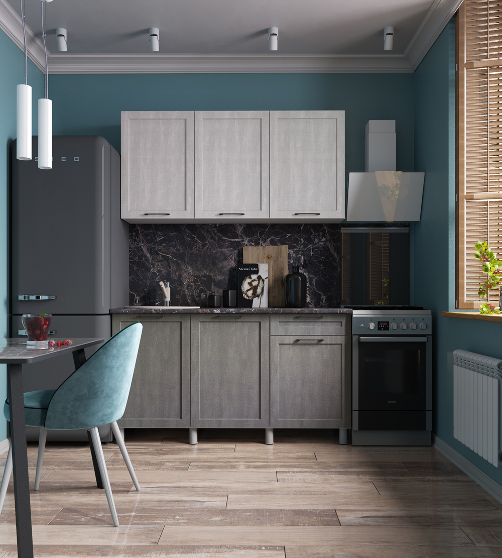 Кухня КАЛЬЯРИ готовое решение 1,5м