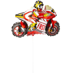 Шар Фольгированный Мотоциклист (Красный)