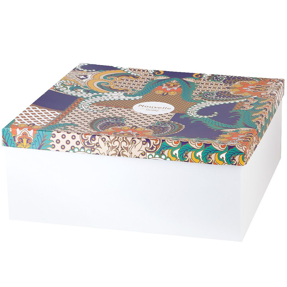 Тортовница на ножке "Saphir" d=31см. h=10см (фарфор) (подарочная упаковка)