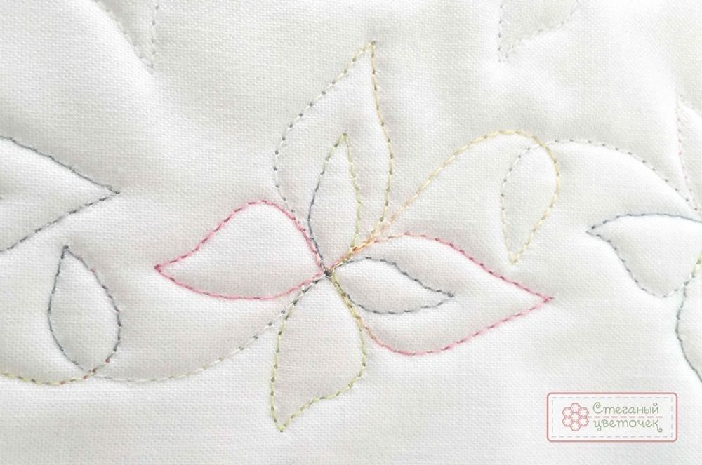 Шаблон для стежки "Бабочки - 1" малый  (арт. T17)