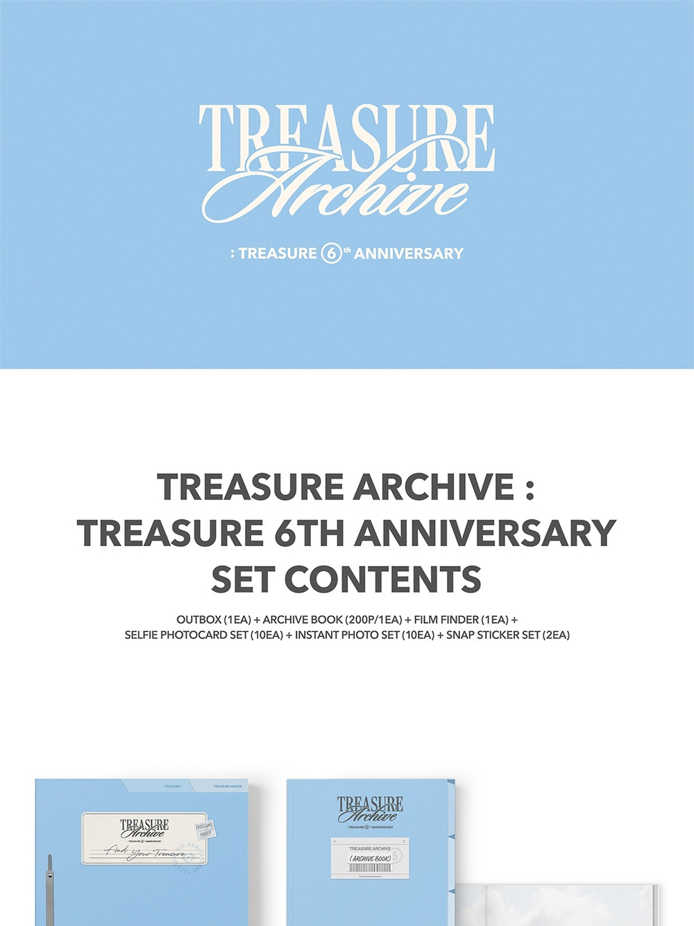 (ПРЕДЗАКАЗ) публикация TREASURE - TREASURE ARCHIVE : TREASURE 6TH ANNIVERSARY