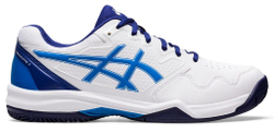 Мужские кроссовки теннисные Asics Gel-Dedicate 7 Clay - white/electric blue