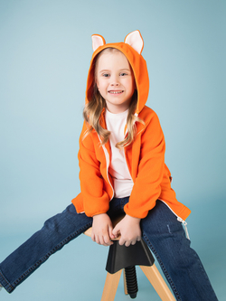 Толстовка флисовая "Лисичка" оранжевый