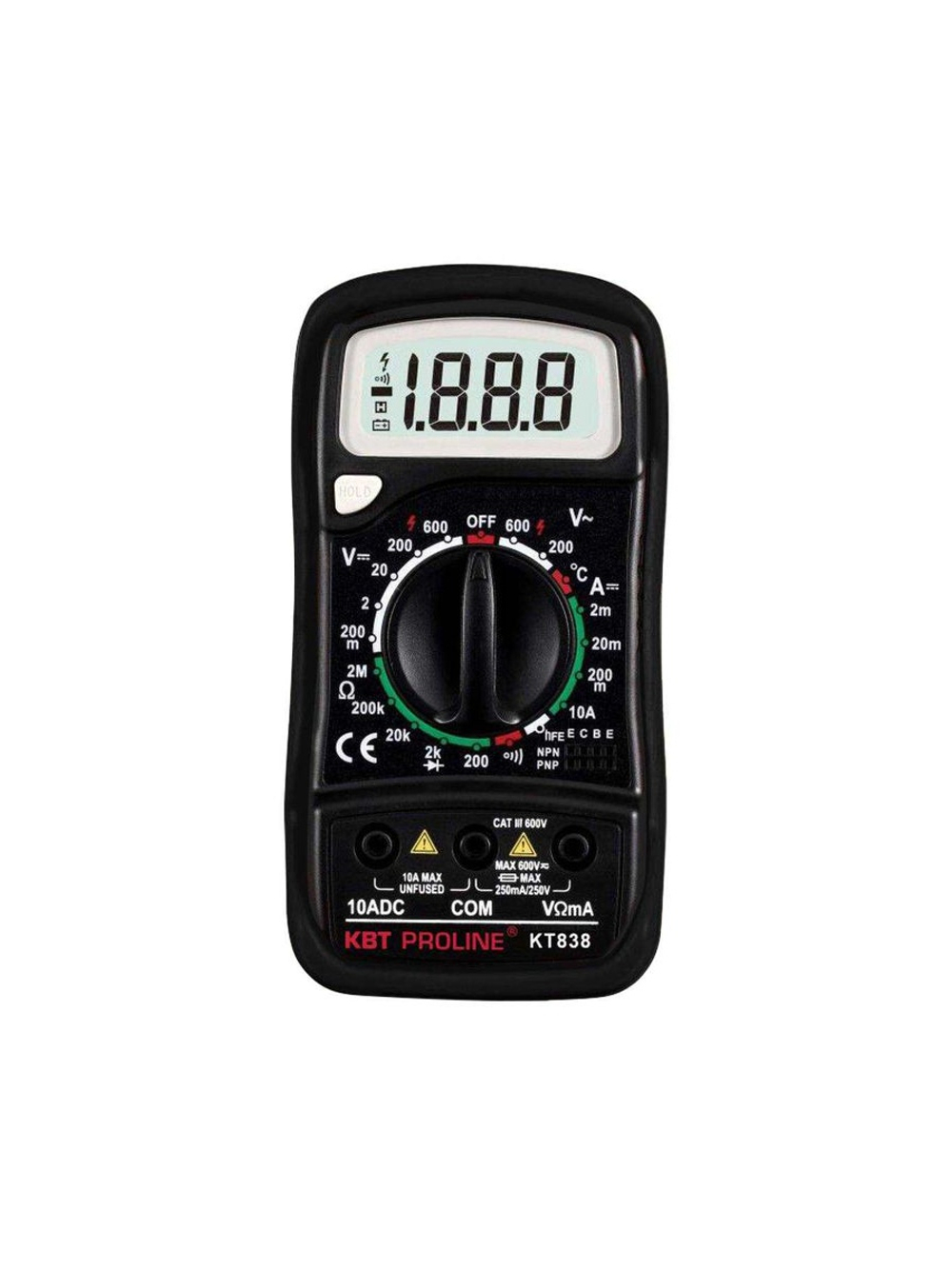 Мультиметр цифровой KT 838 "PROLINE" КВТ 791280