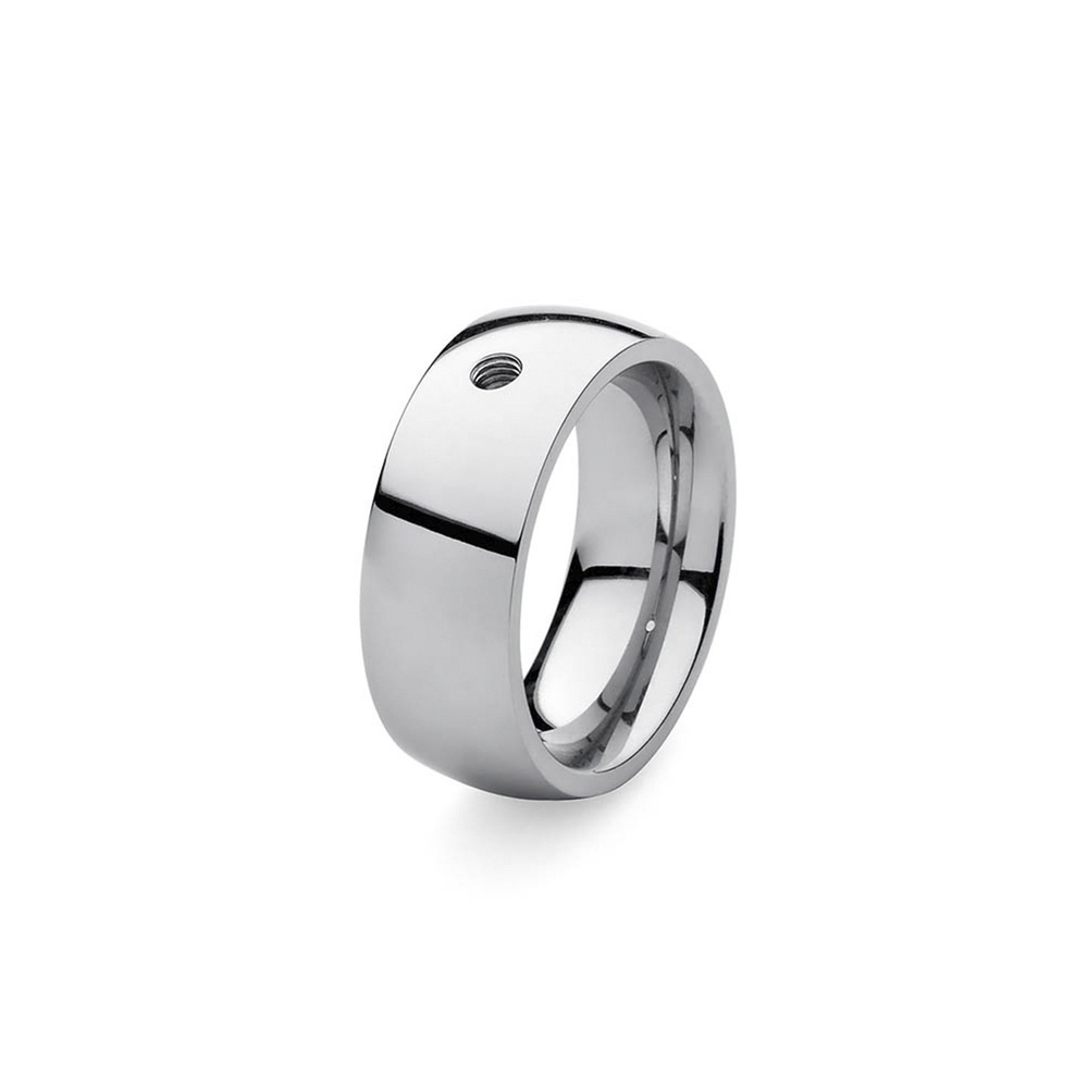 Кольцо - База Qudo Basic big silver 17.8 мм 627003 S