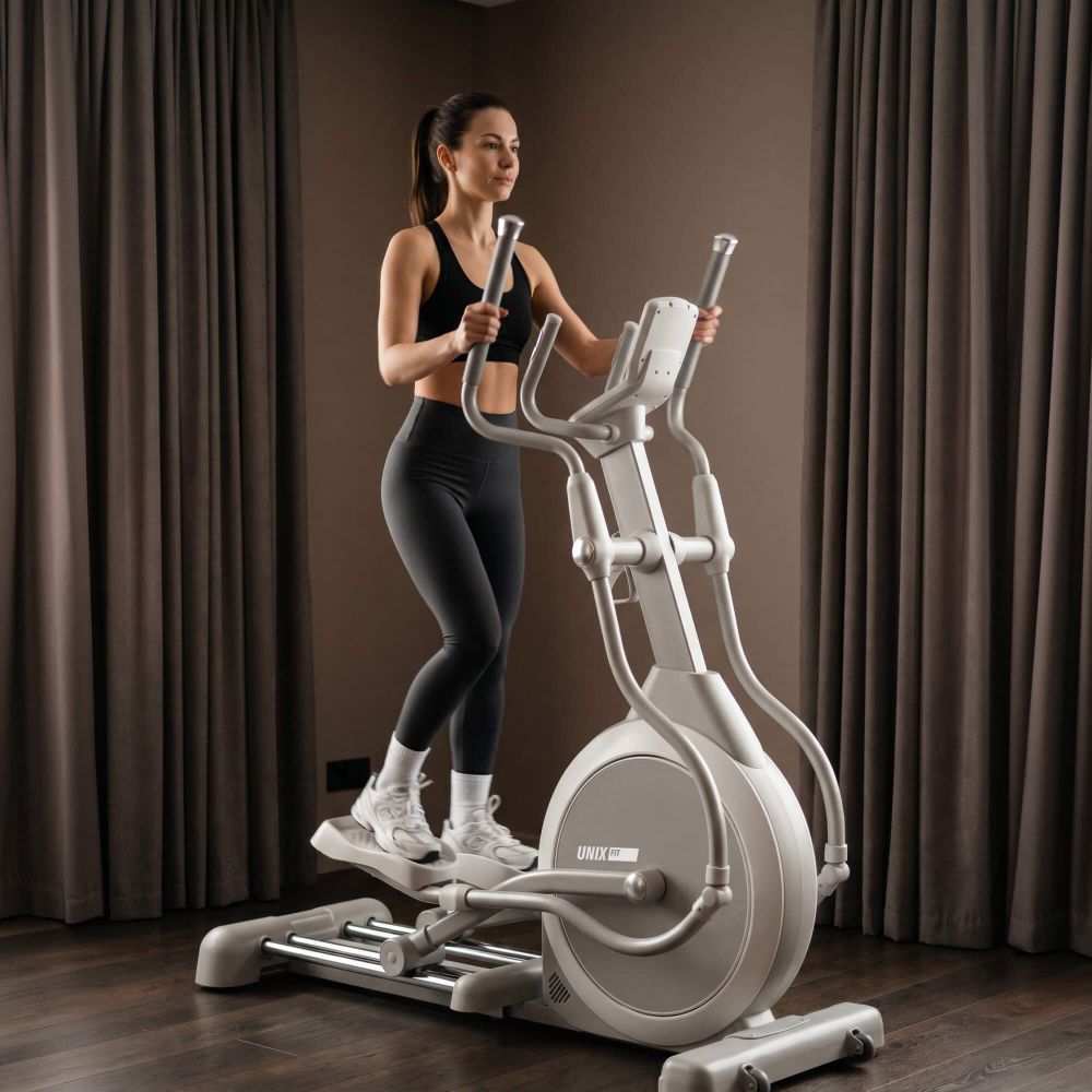 Эллиптический тренажер UNIX Fit MV-850 (Manual Incline) Mirror