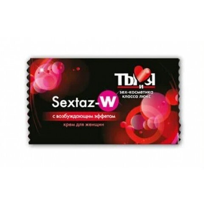 Крем возбуждающий для женщин "Ты и Я" Sextaz-W, саше 1,5 г