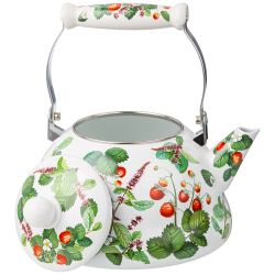 ЧАЙНИК AGNESS ЭМАЛИРОВАННЫЙ СЕРИЯ "ФРУКТОВАЯ КОРЗИНА", 3 Л