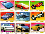 Вкладыши от жвачки Turbo Yellow - Турбо 70 штук без повторов. Серия 261 - 330. Полная серия
