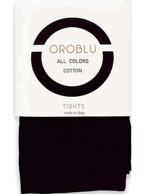 Тёплые цветные хлопковые колготки All Colors Cotton Oroblu