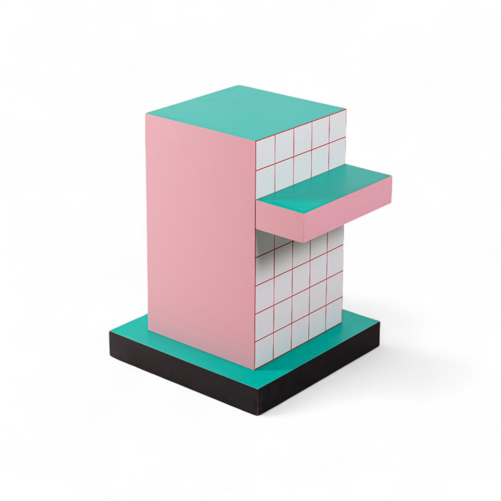 Приставной столик Supersidetable Red Grid 16511