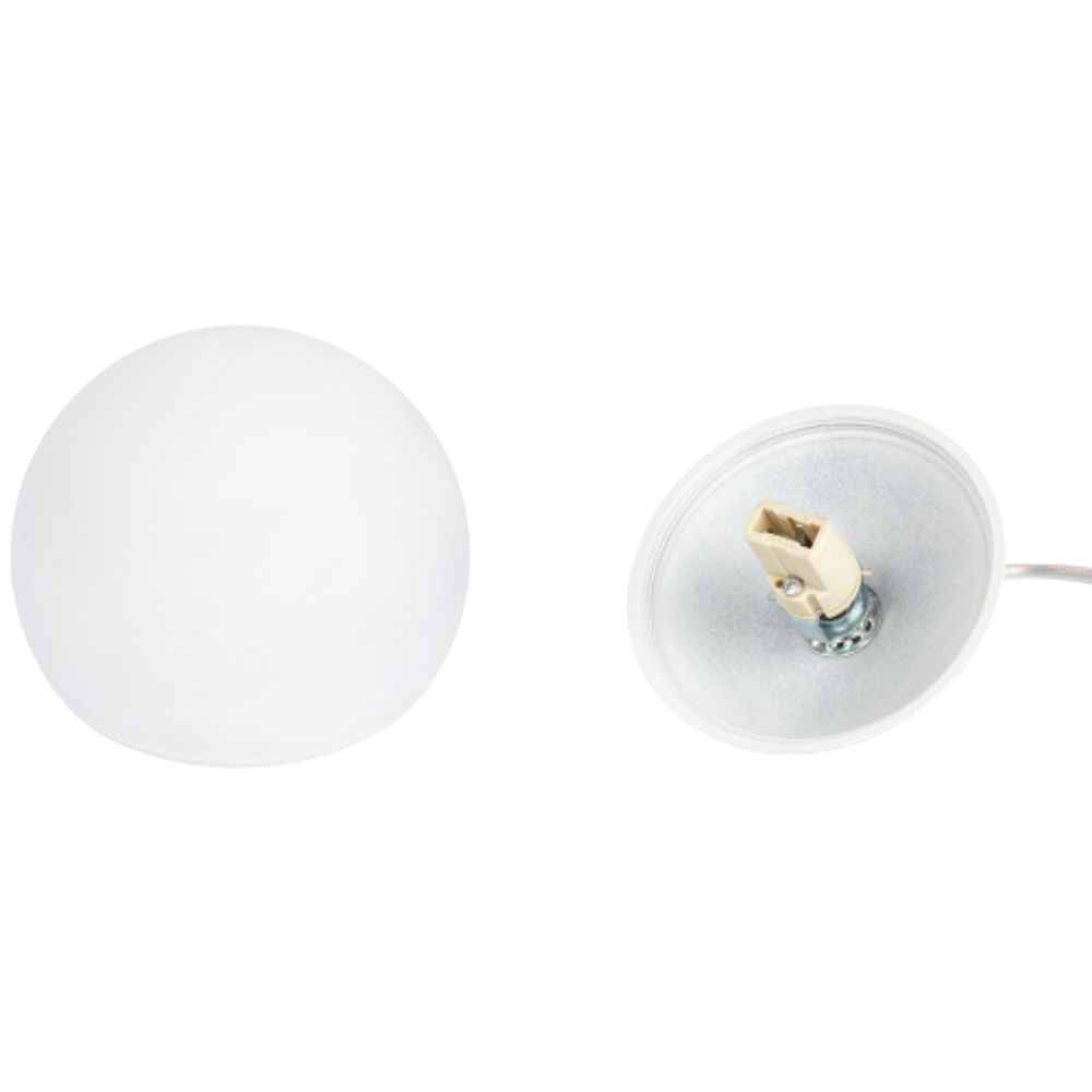 Светильник подвесной (подвес) ЭРА ADELAIDA PL35 WH G9 потолочный шар белый | Подвесные светильники