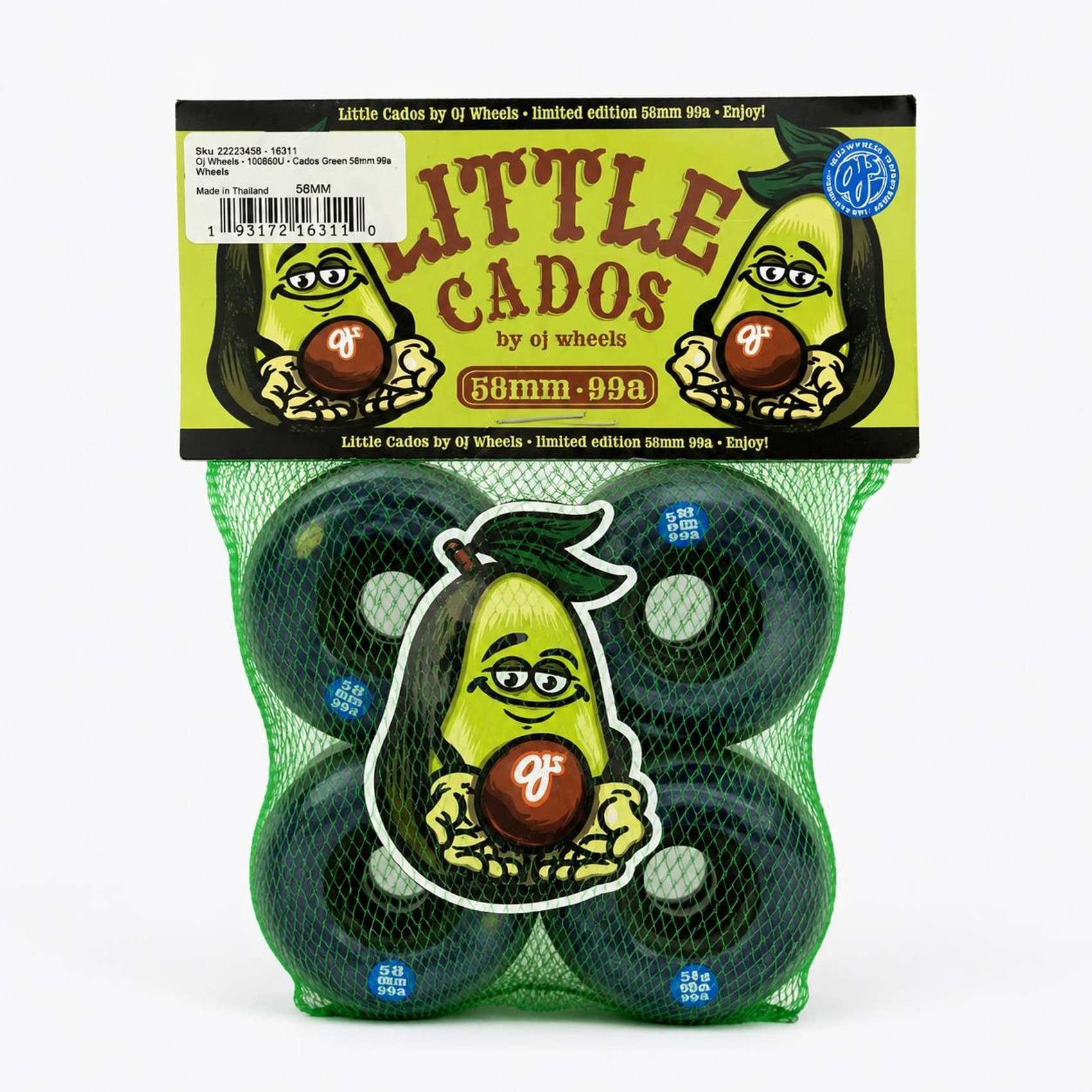 Колеса OJ Wheels Avocado Lil Doodies (green) 99a артикул: - купить в магазине Дайс