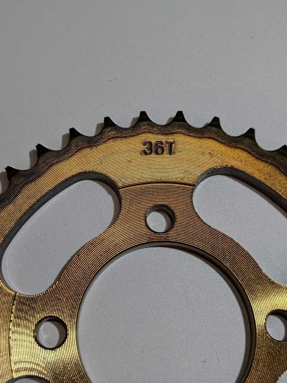 Звезда ведомая задняя (428-36) сталь, для мопедов Alpha/Delta