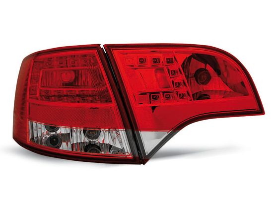Задние фонари Audi A4 B7 avant red white led