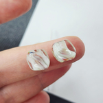 Бусины лэмпворк, витой квадрат, р-р 10мм, штучно