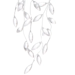 Ветка декоративная «Шарм» 27 см, Прозрачный