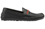 GUCCI Ayrton Gommino Loafers Men"s Black