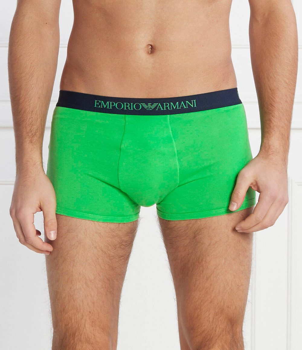 Трусики-боксеры 3шт. Emporio Armani - зеленый(111625 4R722)