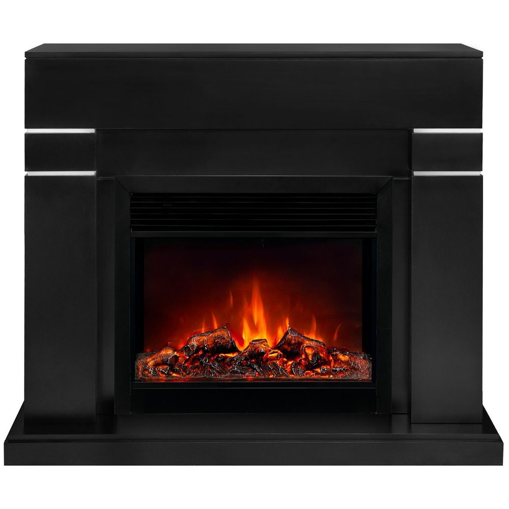 Электрокамин RealFlame Lindelse 26 BL черныйM черный с очагом Moonblaze
