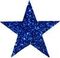 Звезда из пенофлекса 400 мм., синий,ПромЕлка (Z-400BLUE)