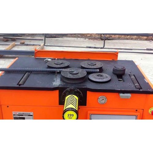 Станок для гибки арматуры GocMakSan S50H  гидравлический для спиралей - [2,2 кВт / до 50 мм]