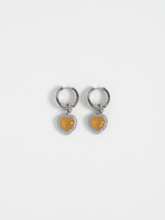 Серьги "Soul Yellow Matte" Silver