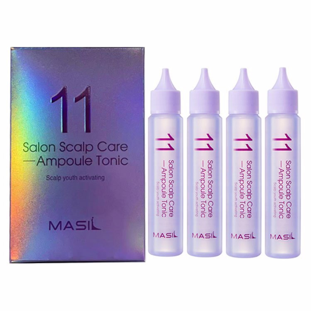 Masil 11 Salon Scalp Care Ampoule Tonic освежающий ампульный тоник для кожи головы