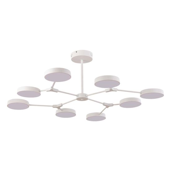 SLE6003-502-08 Светильник потолочный Белый/Белый LED 8*10W MONTA