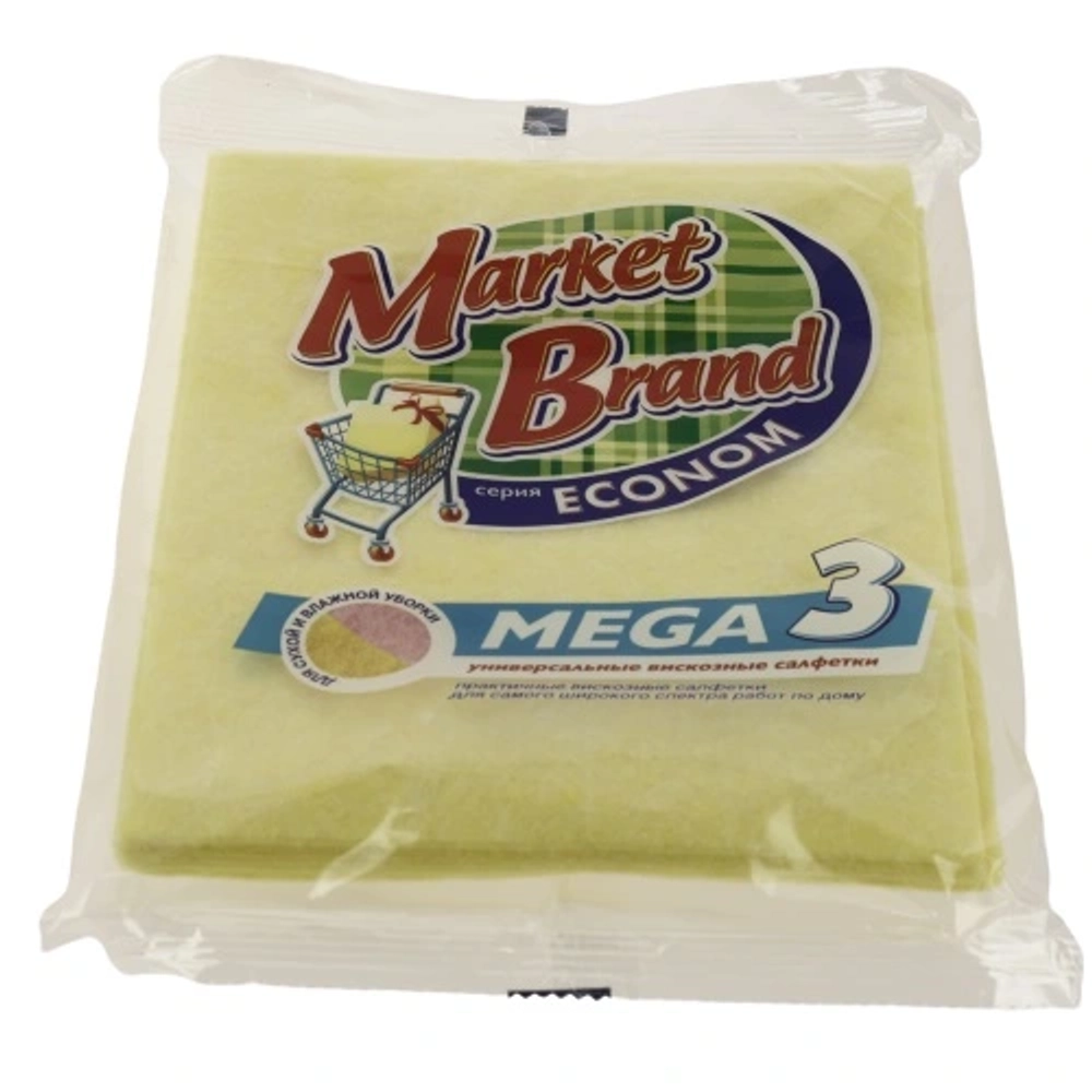 Салфетки универсальные Русалочка 3шт мега