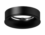 N7011 PBK черный полированный D70*H20mm Out2mm MR16