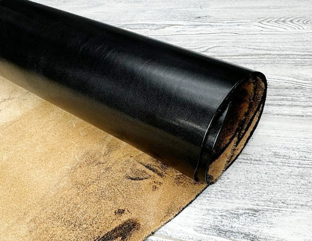 Nike Gun Nero (1,2-1,4 мм), цв. Черный, натуральная кожа