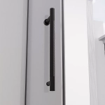 Душевая дверь Veconi Premium Alassio B AL-140-00-B-C4 140 стекло прозрачное осветленное/профиль черный матовый