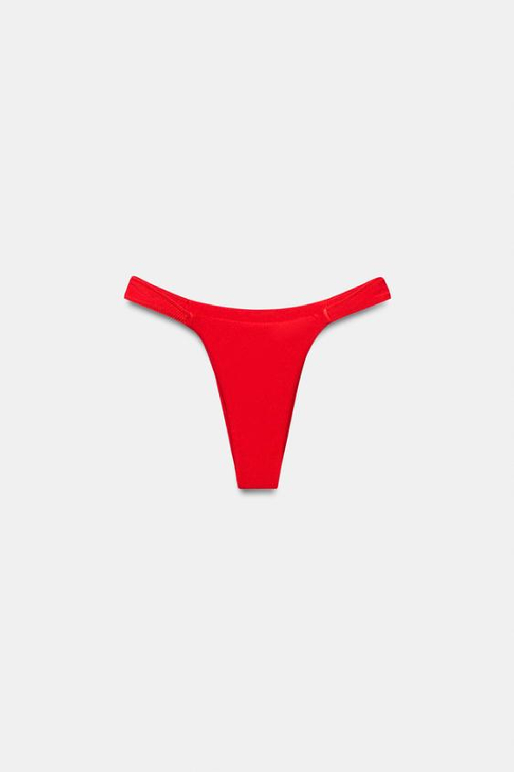 ZARA АТЛАСНЫЕ ПЛАВКИ-БИКИНИ, КРАСНЫЙ